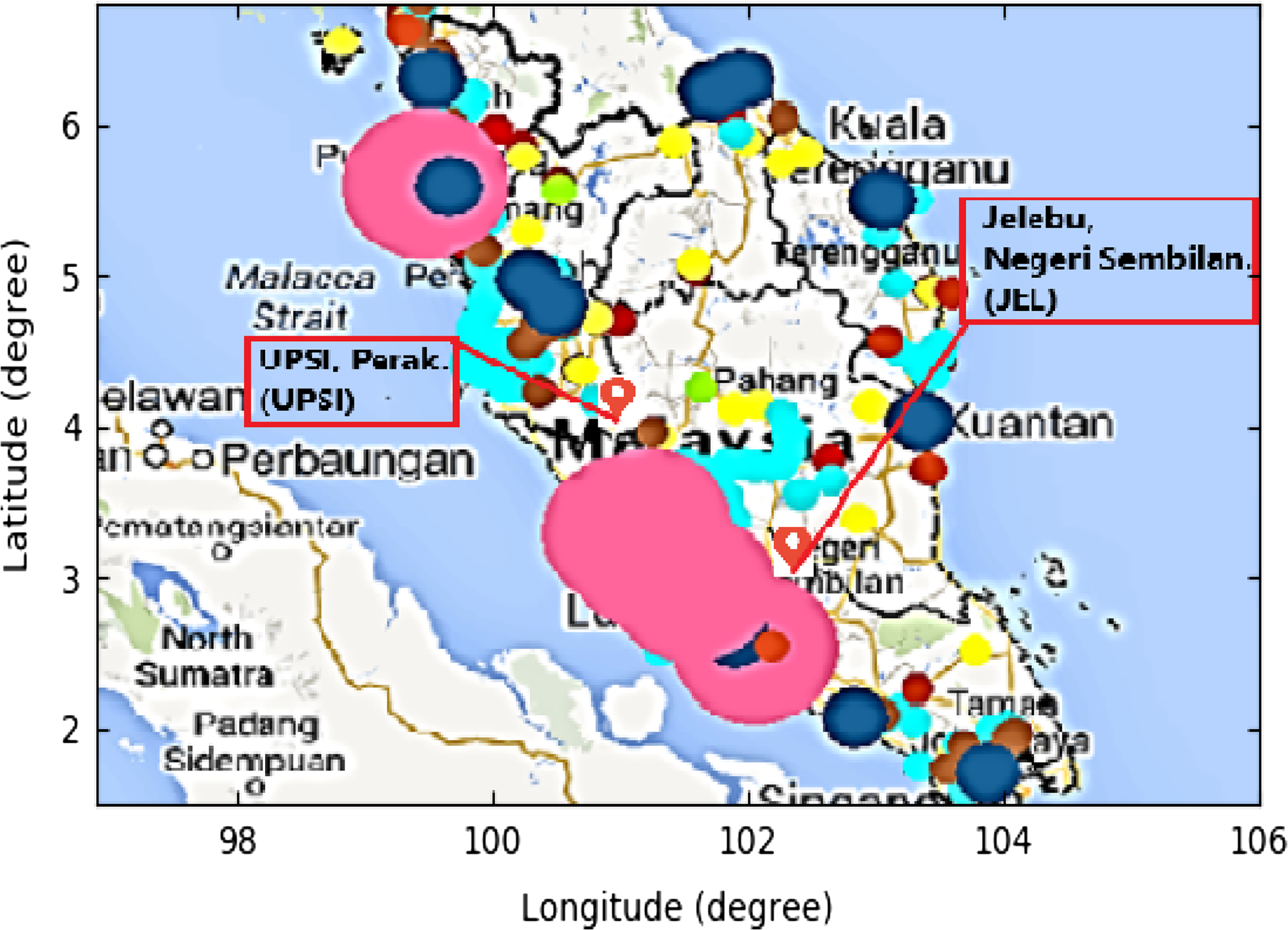Radio quiet and radio notification zones characteristics for radio 