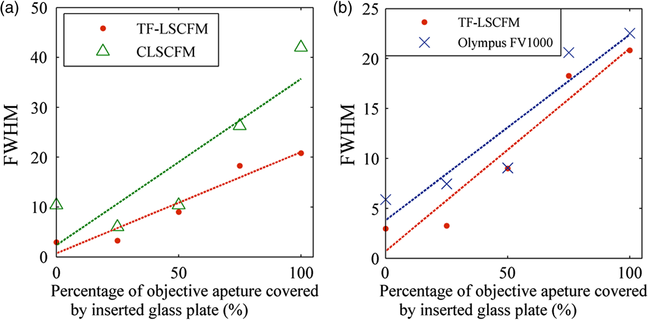 Improved axial point spread function in a two-frequency laser scanning ...
