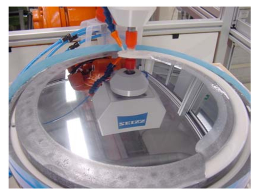 Performance of lightweight large C/SiC mirror