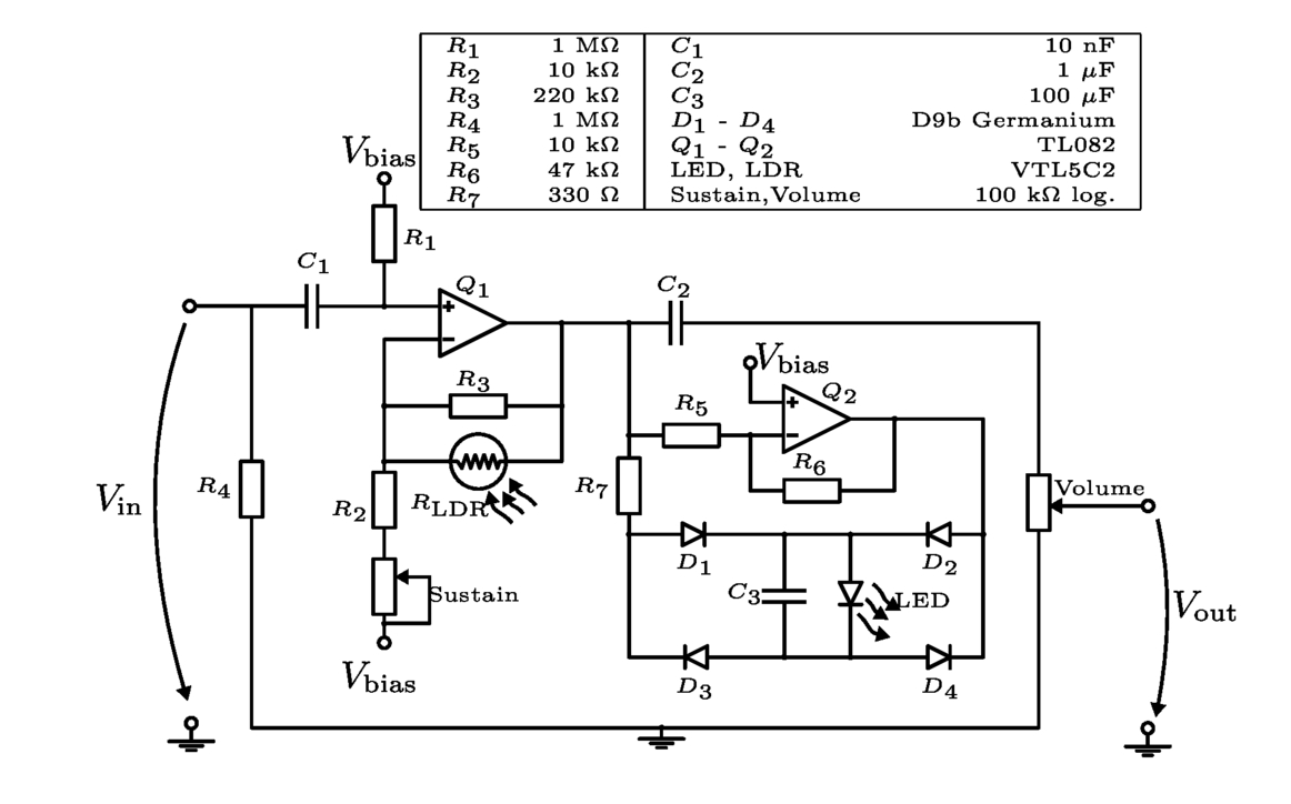 Audio Compressor Circuit Diagram